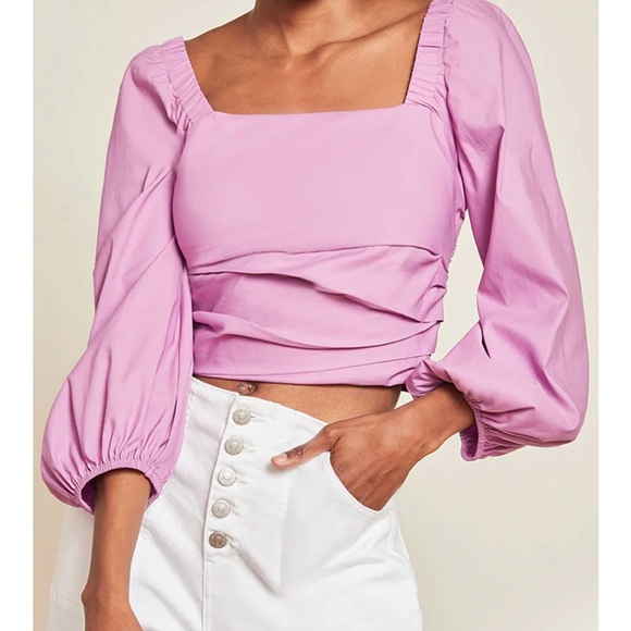 Veronica Beard Kayla puff sleeve - Picture 4 of 9